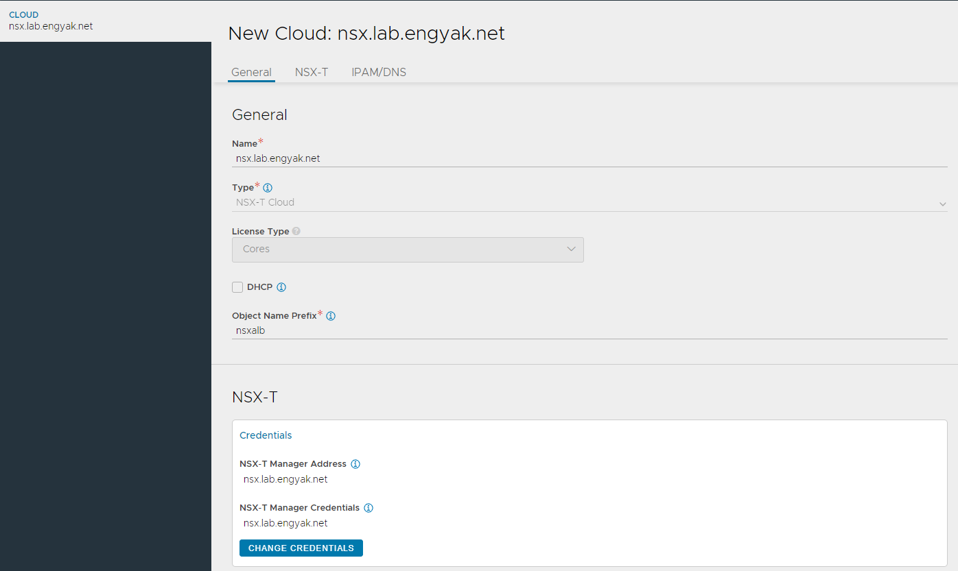 NSX Cloud Configuration
