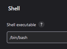 Jenkins Set Default Shell